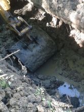 Odgušavanje kanalizacije - Zemljani radovi na zameni kanalizacione cevi